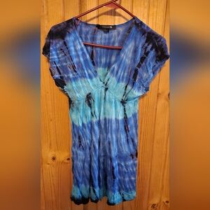 Forever 21 Tie-die Swim Cover-up